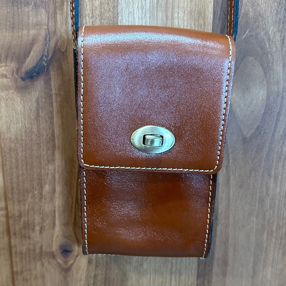 Patricia Nash Tan Leather Belt Bag